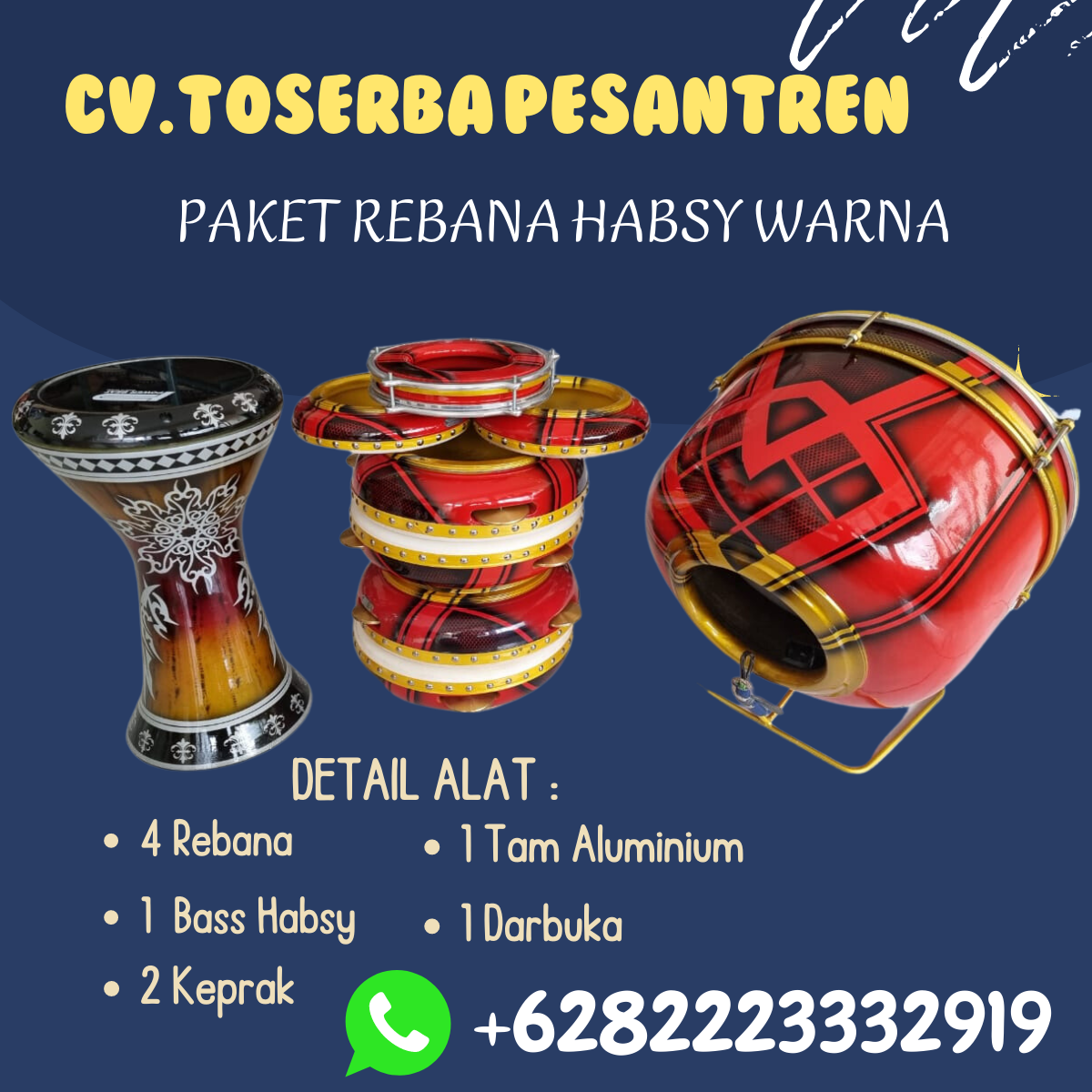 Kreativitas Pengerajin Rebana Jepara