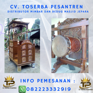 Call 0822-2333-2919(Tsel) Pengerajin Mimbar Masjid Ukir Jepara Berkualitas Kabupaten Lingga 